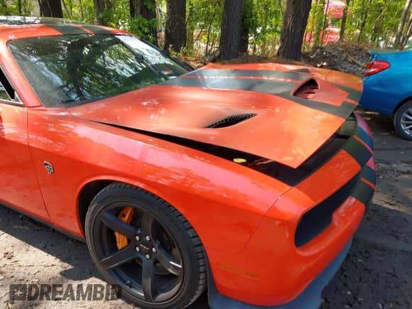 2018 Dodge Challenger SRT Hellcat with VIN 2C3CDZC94JH110633, listed as a IAAI auction lot 42107079 with Not provided miles and . Bid and sale history available at DreamBid. Image 6.