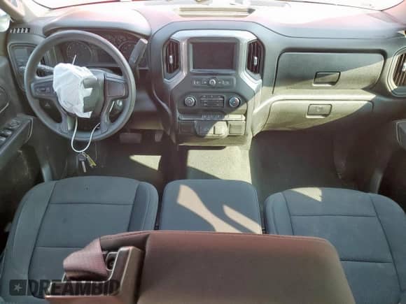 2020 Chevrolet Silverado 1500 Custom with VIN 1GCRWBEH3LZ238599, listed as a Copart auction lot 70196715 with 100,989 mi miles and Salvage title. Bid and sale history available at DreamBid. Image 8.