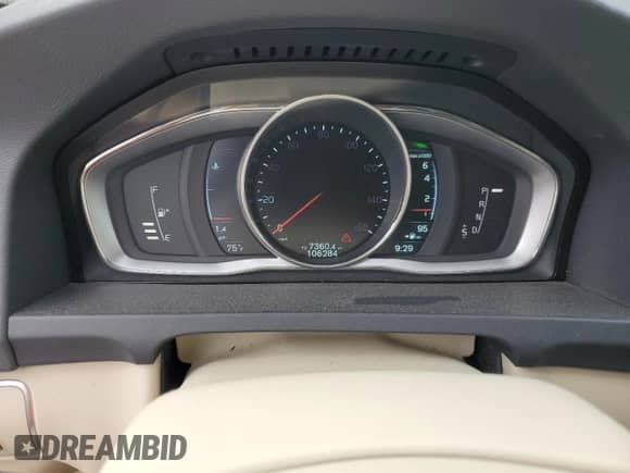 2015 Volvo S60 T5 Drive-E Premier with VIN YV140MFK9F2357136, listed as a Copart auction lot 80853495 with 106,284 mi miles and Salvage title. Bid and sale history available at DreamBid. Image 9.