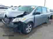 2016 Toyota Sienna L with VIN 5TDZK3DC6GS730865, listed as a IAAI auction lot 42969868 with 189,925 mi miles and . Bid and sale history available at DreamBid. Image 2.
