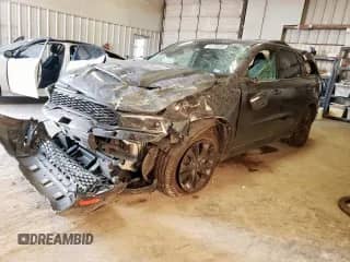 2021 Dodge Durango GT Plus with VIN 1C4RDHDGXMC762032, listed as a Copart auction lot 64784045 with 114,567 mi miles and Non repairable. Bid and sale history available at DreamBid. Image 1.