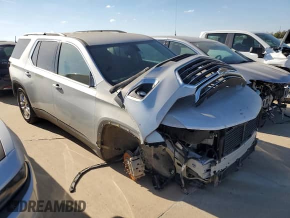 2019 Chevrolet Traverse LT Cloth with VIN 1GNEVMKW7KJ237766, listed as a Copart auction lot 74086774 with Not provided miles and Clean title. Bid and sale history available at DreamBid. Image 4.