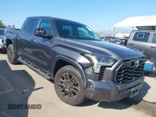2024 Toyota Tundra SR5 with VIN 5TFLA5DB9RX206764, listed as a IAAI auction lot 42218586 with 12,228 mi miles and . Bid and sale history available at DreamBid. Image 1.