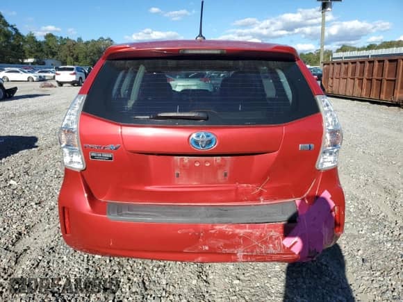 2012 Toyota Prius Two with VIN JTDZN3EU0C3023741, listed as a Copart auction lot 86120705 with 135,029 mi miles and Salvage title. Bid and sale history available at DreamBid. Image 6.