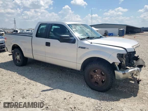 2014 Ford F-150 STX with VIN 1FTEX1CMXEKD44629, listed as a Copart auction lot 70830235 with 55,781 mi miles and Salvage title. Bid and sale history available at DreamBid. Image 4.