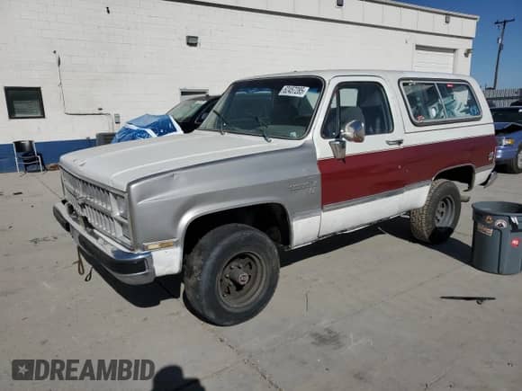 1982 Chevrolet Blazer K10 Utility HT with VIN 1G8EK18H7CF129719, listed as a Copart auction lot 62457285 with 52,607 mi miles and Clean title. Bid and sale history available at DreamBid. Image 1.