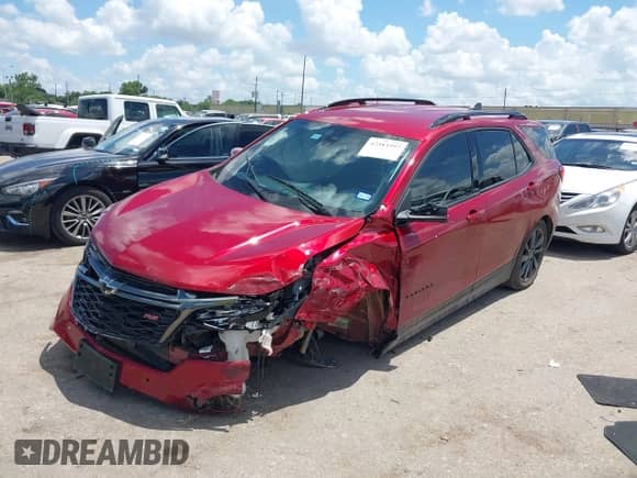 2023 Chevrolet Equinox RS with VIN 3GNAXMEG7PS178950, listed as a IAAI auction lot 42583597 with 41,000 mi miles and . Bid and sale history available at DreamBid. Image 16.