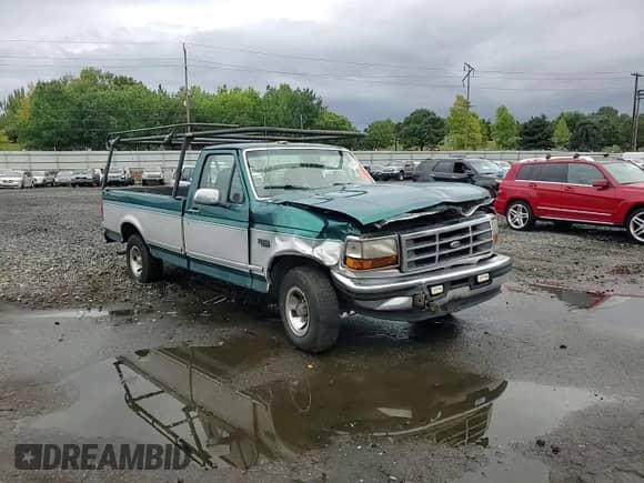 1996 Ford F-150 with VIN 1FTEF15N6TLB11640, listed as a Copart auction lot 84915255 with 218,884 mi miles and Salvage title. Bid and sale history available at DreamBid. Image 13.