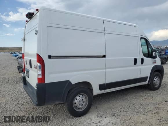 2020 Ram ProMaster Cargo с VIN 3C6TRVBG9LE103429, выставлен на аукционе Copart как лот 60255795 с пробегом 55 865 миль миль и Списание • Salvage title. История ставок и продаж доступна на DreamBid. Изображение 3.
