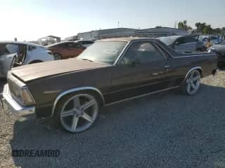 1980 Chevrolet El Camino с VIN 1W80JAR416378, выставлен на аукционе Copart как лот 68761205 с пробегом 296 705 миль миль и Чистый • Clean title. История ставок и продаж доступна на DreamBid. Изображение 1.