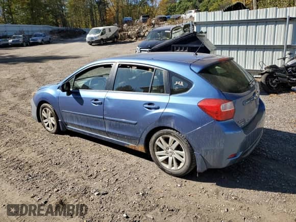 2015 Subaru Impreza Premium with VIN JF1GPAC62FH203536, listed as a Copart auction lot 84901655 with 139,163 mi miles and Clean title. Bid and sale history available at DreamBid. Image 2.