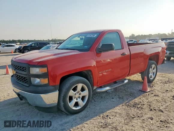 2014 Chevrolet Silverado 1500 Work Truck with VIN 1GCNCPEC1EZ355660, listed as a Copart auction lot 67547295 with 69,296 mi miles and Clean title. Bid and sale history available at DreamBid. Image 1.