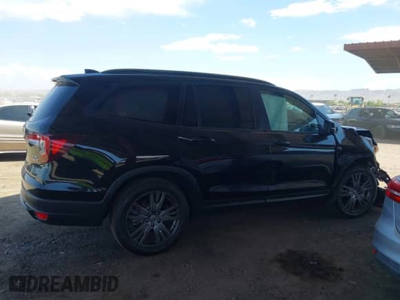 2022 Honda Pilot Sport with VIN 5FNYF6H38NB090932, listed as a IAAI auction lot 42654699 with Not provided miles and . Bid and sale history available at DreamBid. Image 12.