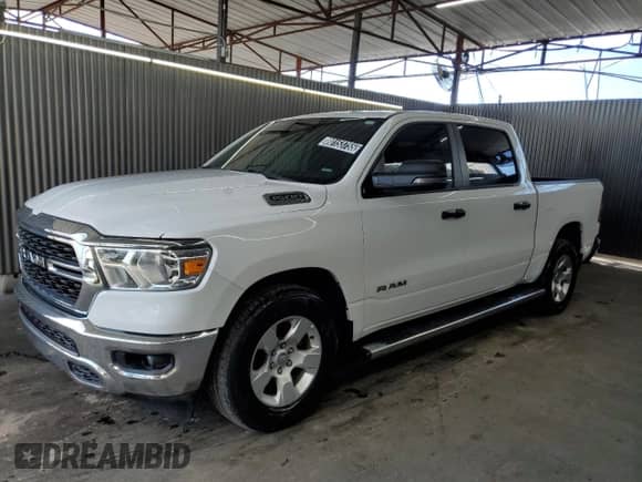 2023 Ram 1500 Big Horn with VIN 1C6RREFT6PN600294, listed as a Copart auction lot 80153755 with 89,060 mi miles and Clean title. Bid and sale history available at DreamBid. Image 1.