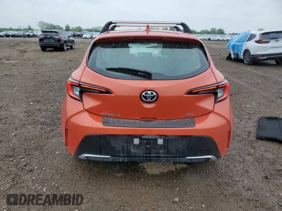 2025 Toyota Corolla XSE with VIN JTNC4MBE6S3233735, listed as a Copart auction lot 57601165 with 6,375 mi miles and Salvage title. Bid and sale history available at DreamBid. Image 6.