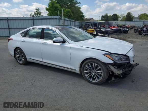 2015 Hyundai Genesis 3.8L z VIN KMHGN4JE1FU076258, wystawiony jako Copart lot #54669824 z przebiegiem Nie podano mil oraz Szkoda całkowita • Salvage title. Historia ofert i sprzedaży dostępna na DreamBid. Obrazek 4.
