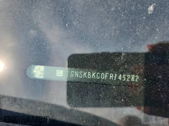 2015 Chevrolet Tahoe LT z VIN 1GNSKBKC0FR145282, wystawiony jako Copart lot #80811165 z przebiegiem 288 771 mil mil oraz Szkoda całkowita • Salvage title. Historia ofert i sprzedaży dostępna na DreamBid. Obrazek 13.