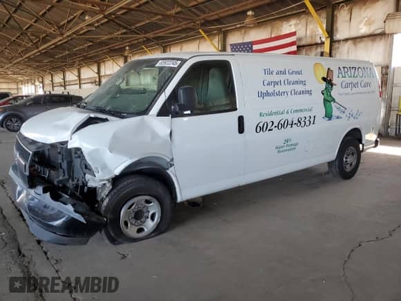 2017 Chevrolet Express Cargo с VIN 1GCWGBFF7H1110935, выставлен на аукционе Copart как лот 65922245 с пробегом 152 570 миль миль и Списание • Salvage title. История ставок и продаж доступна на DreamBid. Изображение 1.