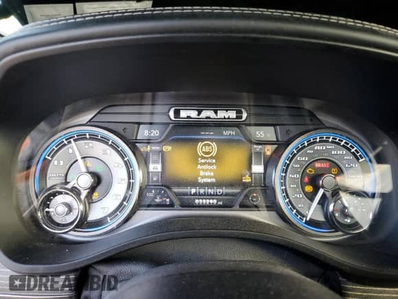 2020 Ram 1500 Limited z VIN 1C6SRFHT4LN336538, wystawiony jako Copart lot #80996195 z przebiegiem 33 290 mil mil oraz Szkoda całkowita • Salvage title. Historia ofert i sprzedaży dostępna na DreamBid. Obrazek 9.