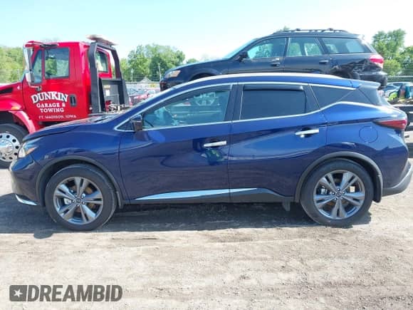 2024 Nissan Murano Platinum with VIN 5N1AZ2DS6RC109961, listed as a IAAI auction lot 42342337 with 5,680 mi miles and . Bid and sale history available at DreamBid. Image 14.