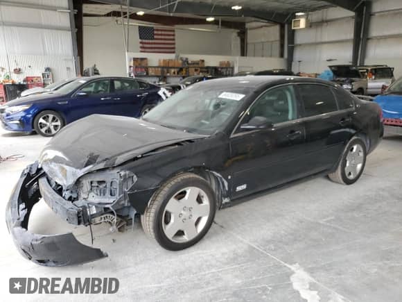 2008 Chevrolet Impala SS with VIN 2G1WD58C889153441, listed as a Copart auction lot 84639395 with 335,670 mi miles and Salvage title. Bid and sale history available at DreamBid. Image 1.