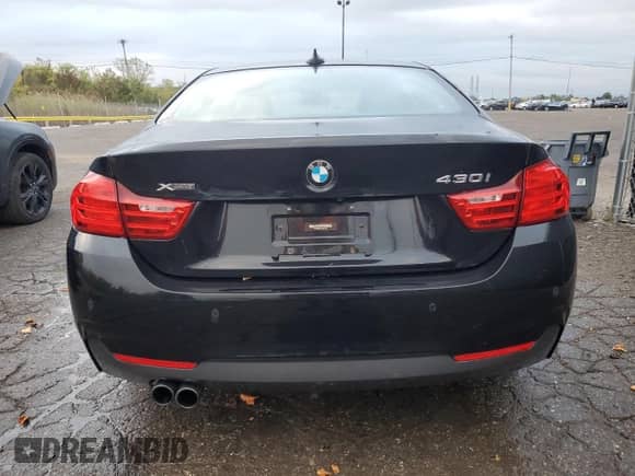 2017 BMW 4 Series 430i xDrive with VIN WBA4R9C34HK878724, listed as a Copart auction lot 81706295 with 83,718 mi miles and Clean title. Bid and sale history available at DreamBid. Image 6.