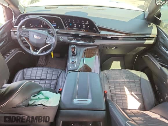 2021 Cadillac Escalade Premium Luxury Platinum с VIN 1GYS4DKL8MR254711, выставлен на аукционе Copart как лот 59610065 с пробегом 78 425 миль миль и Списание • Salvage title. История ставок и продаж доступна на DreamBid. Изображение 8.