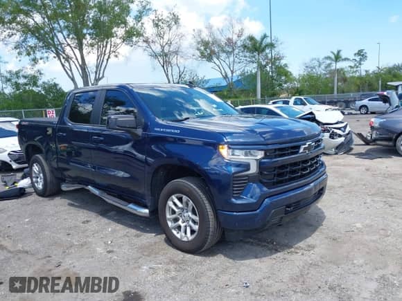 2022 Chevrolet Silverado 1500 RST with VIN 2GCUDEED0N1503392, listed as a IAAI auction lot 42263440 with 54,943 mi miles and . Bid and sale history available at DreamBid. Image 1.