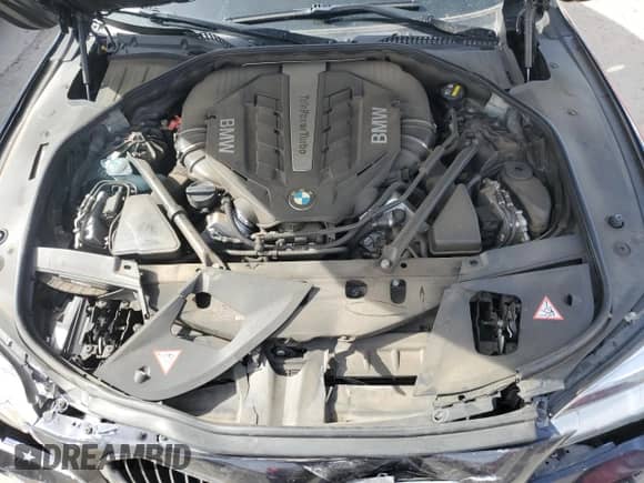 2015 BMW 7 Series 750i xDrive with VIN WBAYB6C55FD225259, listed as a Copart auction lot 51104975 with 93,307 mi miles and Salvage title. Bid and sale history available at DreamBid. Image 12.