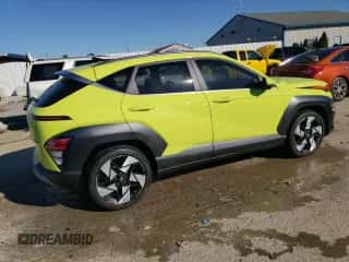2024 Hyundai Kona Limited с VIN KM8HE3A32RU105431, выставлен на аукционе Copart как лот 80218264 с пробегом 38 419 миль миль и Списание • Salvage title. История ставок и продаж доступна на DreamBid. Изображение 3.