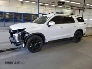 2025 Hyundai Palisade XRT with VIN KM8R3DGE9SU903679, listed as a Copart auction lot 54264915 with 576 mi miles and Salvage title. Bid and sale history available at DreamBid. Image 1.