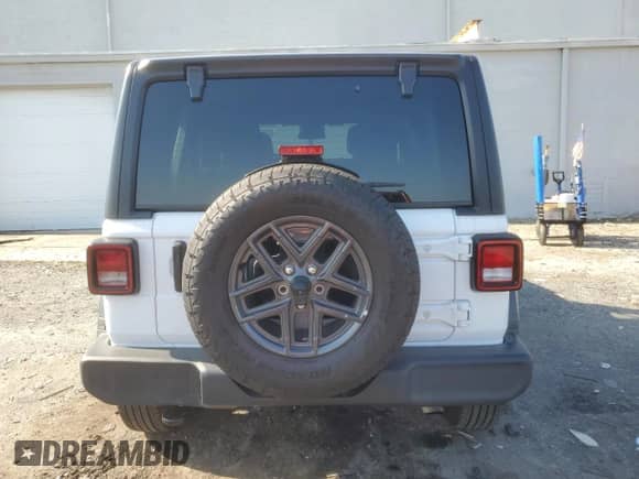 2024 Jeep Wrangler Sport S с VIN 1C4PJXDN8RW329338, выставлен на аукционе Copart как лот 80866575 с пробегом 17 333 миль миль и Списание • Salvage title. История ставок и продаж доступна на DreamBid. Изображение 6.
