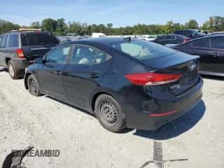 2017 Hyundai Elantra SE z VIN KMHD74LF3HU058754, wystawiony jako Copart lot #80495155 z przebiegiem 127 453 mil mil oraz Szkoda całkowita • Salvage title. Historia ofert i sprzedaży dostępna na DreamBid. Obrazek 2.