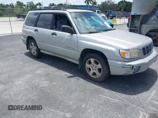 2001 Subaru Forester S with VIN JF1SF65681G755368, listed as a IAAI auction lot 42824752 with 143,694 mi miles and . Bid and sale history available at DreamBid. Image 1.