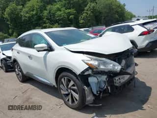 2015 Nissan Murano Platinum z VIN 5N1AZ2MH8FN206227, wystawiony jako IAAI lot #42485301 z przebiegiem 94 815 mil mil oraz . Historia ofert i sprzedaży dostępna na DreamBid. Obrazek 1.