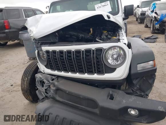 2025 Jeep Wrangler Sport S с VIN 1C4PJXDN6SW511349, выставлен на аукционе IAAI как лот 42678863 с пробегом 13 миль миль и . История ставок и продаж доступна на DreamBid. Изображение 12.