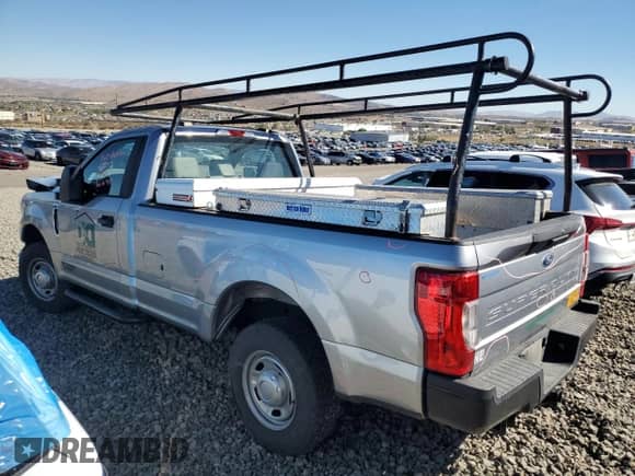2020 Ford F-250 XL with VIN 1FTBF2A64LEC74752, listed as a Copart auction lot 73673284 with 94,091 mi miles and Salvage title. Bid and sale history available at DreamBid. Image 2.