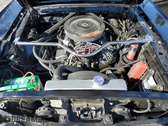 1965 Ford Mustang with VIN 5R09T186141, listed as a Copart auction lot 82097995 with 95,802 mi miles and Salvage title. Bid and sale history available at DreamBid. Image 11.