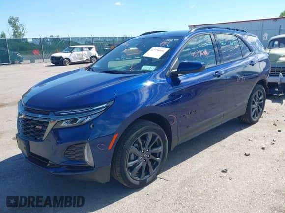 2023 Chevrolet Equinox RS with VIN 3GNAXWEGXPL105318, listed as a IAAI auction lot 42776006 with 21,905 mi miles and . Bid and sale history available at DreamBid. Image 17.