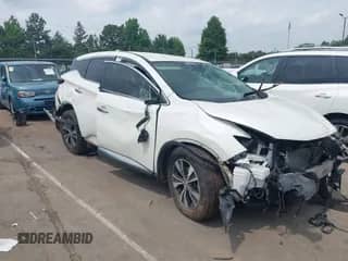 2020 Nissan Murano S with VIN 5N1AZ2AS4LN160665, listed as a IAAI auction lot 42402671 with 66,052 mi miles and . Bid and sale history available at DreamBid. Image 1.
