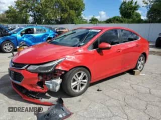 2016 Chevrolet Cruze LT with VIN 1G1BE5SM9G7271575, listed as a Copart auction lot 70115785 with 235,300 mi miles and Salvage title. Bid and sale history available at DreamBid. Image 1.