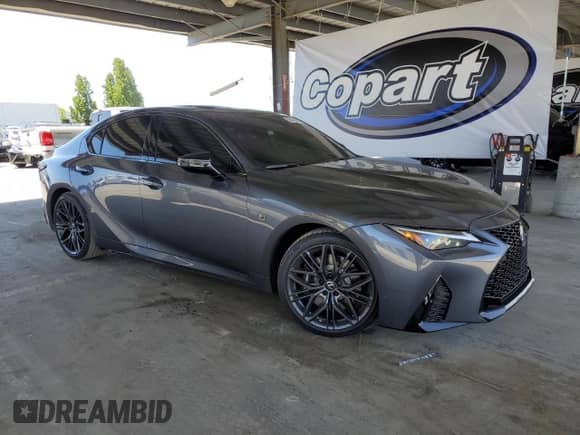 2025 Lexus IS 500 F Sport Performance z VIN JTHAP1D21S5007187, wystawiony jako Copart lot #55784875 z przebiegiem 6 084 mil mil oraz Szkoda całkowita • Salvage title. Historia ofert i sprzedaży dostępna na DreamBid. Obrazek 4.