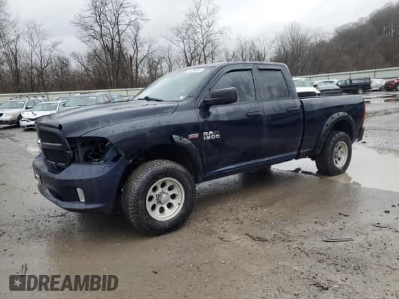 2013 Ram 1500 ST with VIN 1C6RR7FT7DS593266, listed as a Copart auction lot 86259654 with 164,902 mi miles and Salvage title. Bid and sale history available at DreamBid. Image 1.