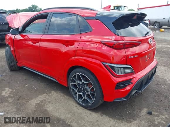 2023 Hyundai Kona z VIN KM8KH3AC4PU008192, wystawiony jako IAAI lot #42607957 z przebiegiem 39 521 mil mil oraz . Historia ofert i sprzedaży dostępna na DreamBid. Obrazek 3.