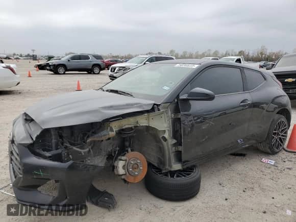 2019 Hyundai Veloster 2.0 z VIN KMHTG6AF8KU006554, wystawiony jako Copart lot #79836623 z przebiegiem 92 283 mil mil oraz . Historia ofert i sprzedaży dostępna na DreamBid. Obrazek 1.