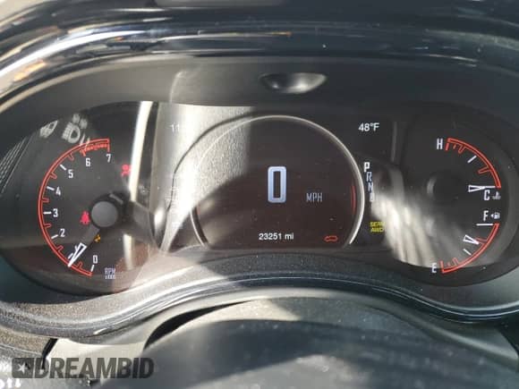 2022 Dodge Durango R/T with VIN 1C4SDJCTXNC207865, listed as a Copart auction lot 48558765 with 23,251 mi miles and Salvage title. Bid and sale history available at DreamBid. Image 9.
