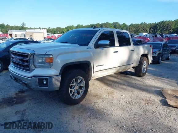 2014 GMC Sierra 1500 SLT z VIN 3GTU2VEC7EG336016, wystawiony jako IAAI lot #42830434 z przebiegiem 143 267 mil mil oraz . Historia ofert i sprzedaży dostępna na DreamBid. Obrazek 2.