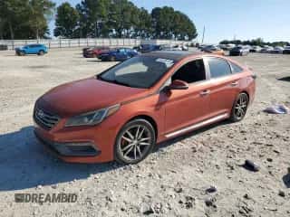 2015 Hyundai Sonata Sport z VIN 5NPE34AB0FH243288, wystawiony jako Copart lot #80220015 z przebiegiem 116 132 mil mil oraz Szkoda całkowita • Salvage title. Historia ofert i sprzedaży dostępna na DreamBid. Obrazek 1.
