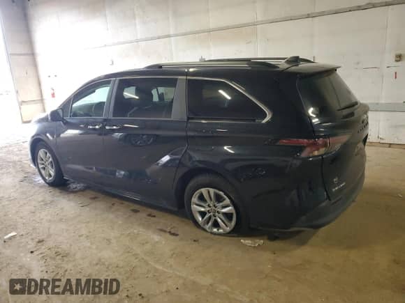 2025 Toyota Sienna XLE z VIN 5TDJSKFC6SS172710, wystawiony jako Copart lot #55451105 z przebiegiem 5 186 mil mil oraz Czysty tytuł • Clean title. Historia ofert i sprzedaży dostępna na DreamBid. Obrazek 2.