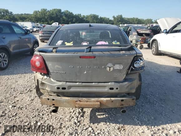 2012 Dodge Avenger SXT Plus with VIN 1C3CDZEG6CN111918, listed as a Copart auction lot 63690995 with 168,086 mi miles and Salvage title. Bid and sale history available at DreamBid. Image 6.